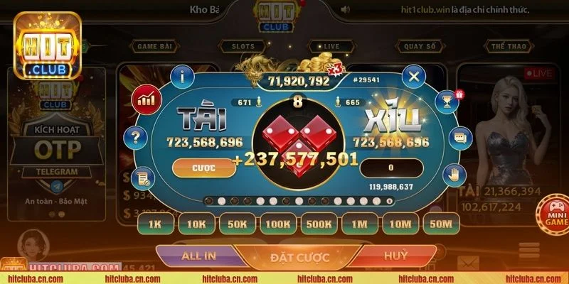 HIT CLUB là sân chơi tài xỉu xanh chín số 1 hiện nay.