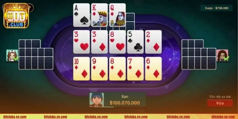 Mậu Binh là bộ môn cược bài lá ăn khách tại HIT CLUB.